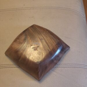 Artisan Crafted Brown Wooden Pillow